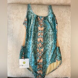 NWT Snakeskin Leotard
